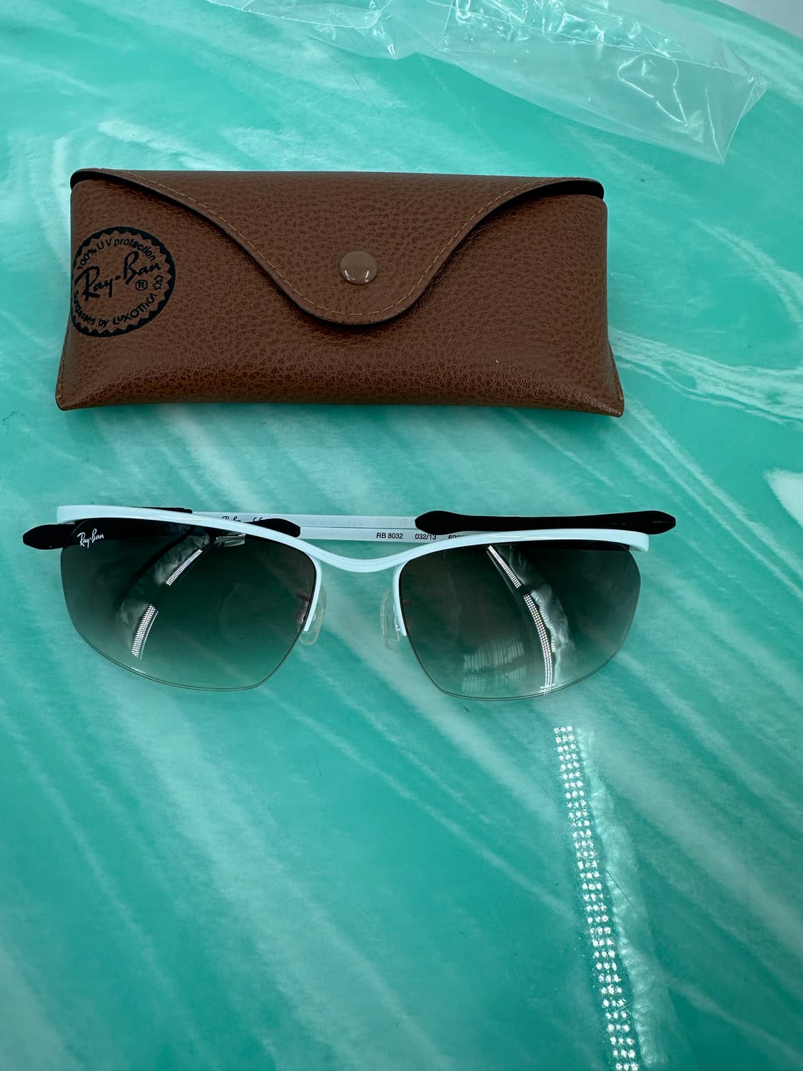 [새상품 무료배송] 화이텐 콜라보 레이밴 러닝, 레이싱 용도 선글라스 상품이미지2