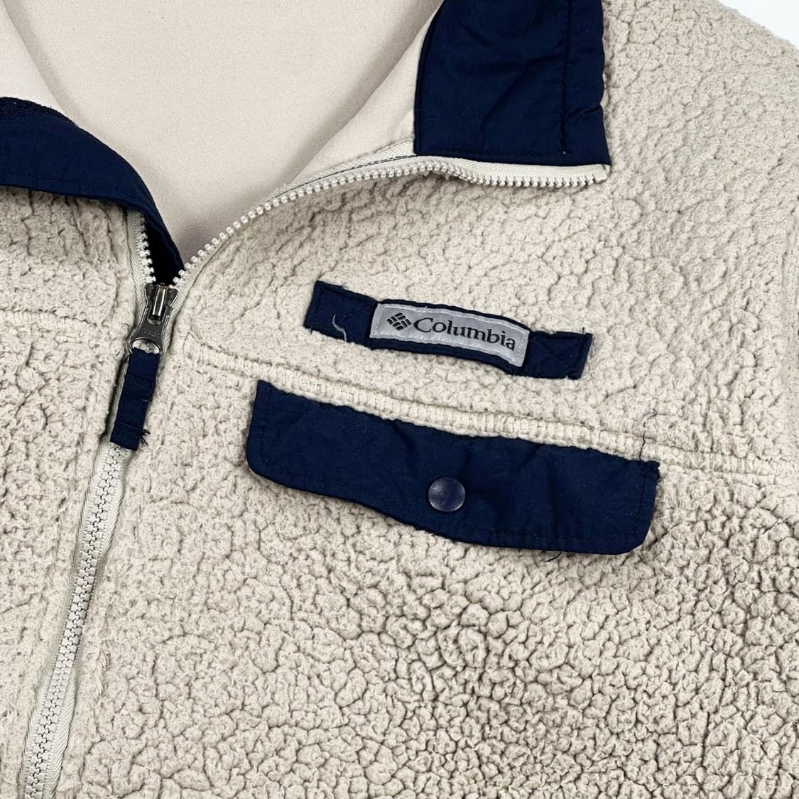 컬럼비아 마운틴 베이지 후리스 자켓 (XL) 상품이미지3