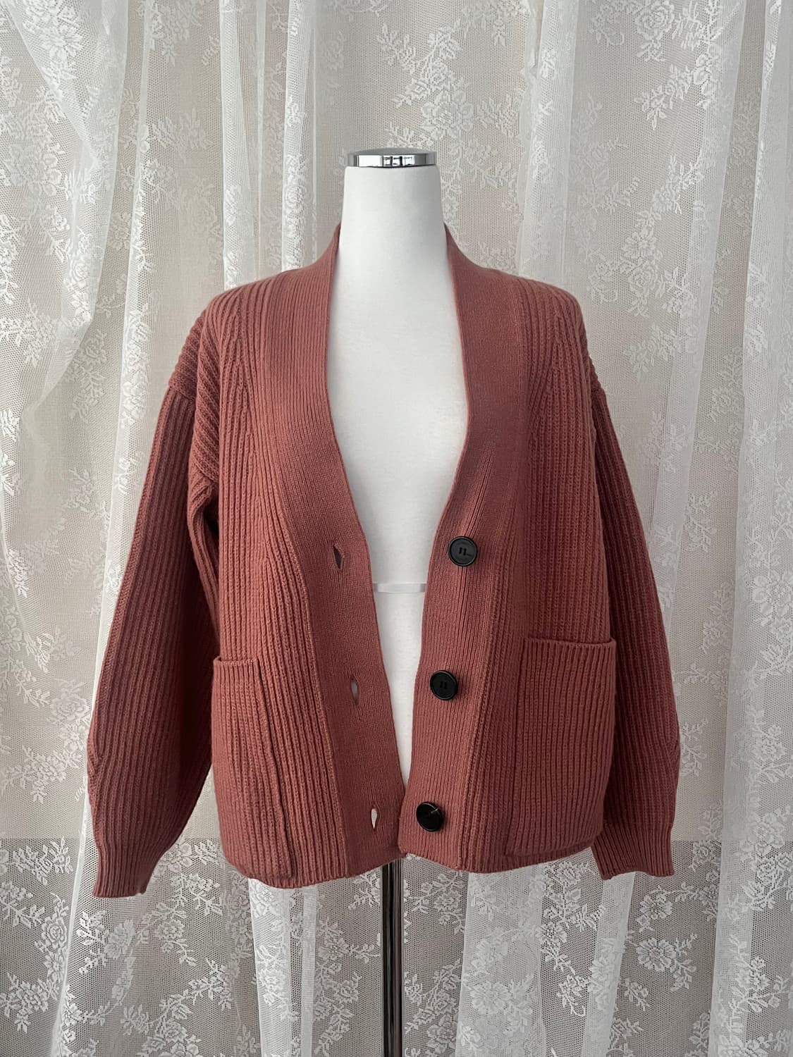 F) 스튜디오 톰보이 울 가디건 브릭 상품이미지1