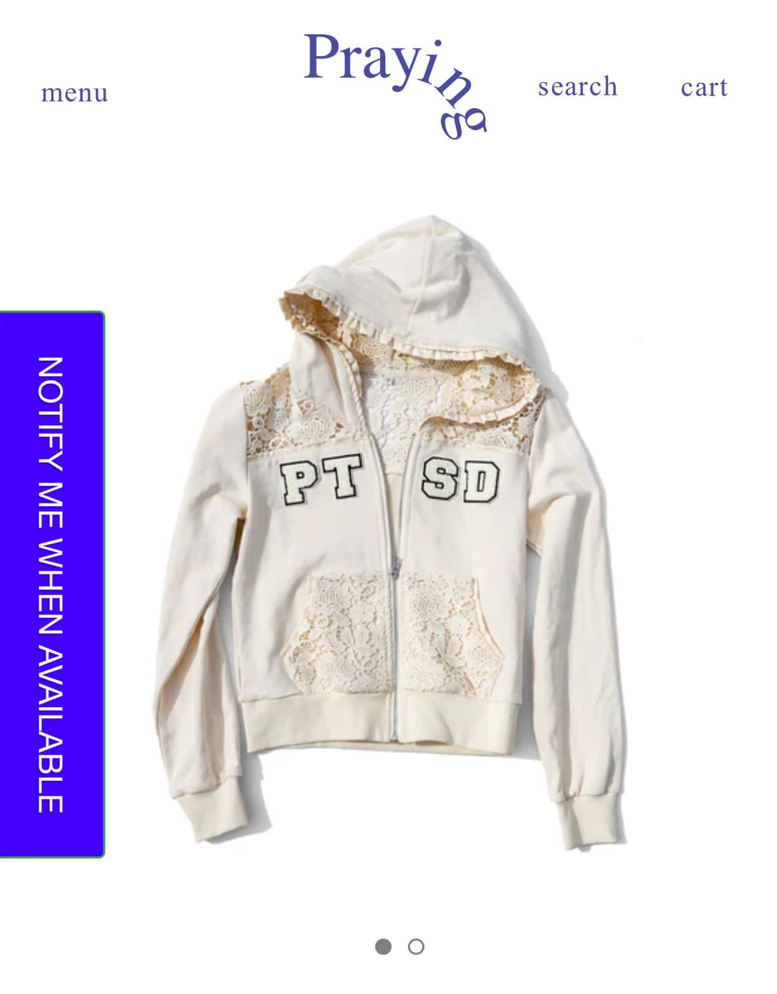 PRAYING PTSD HOODIE 상품이미지1