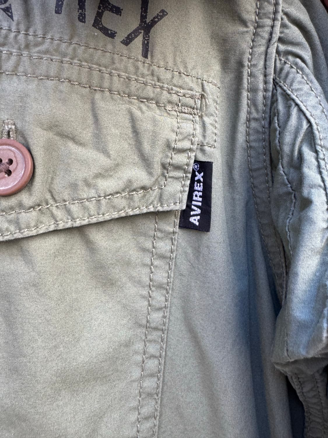 아비렉스 카키 밀리터리 자켓 상품이미지6