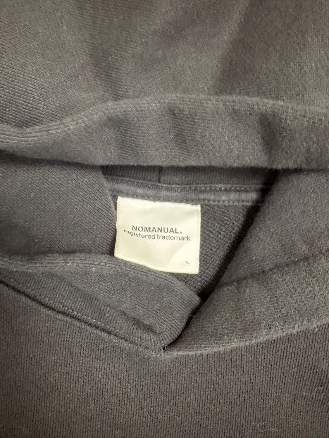 노매뉴얼 후드티 블랙 상품이미지6