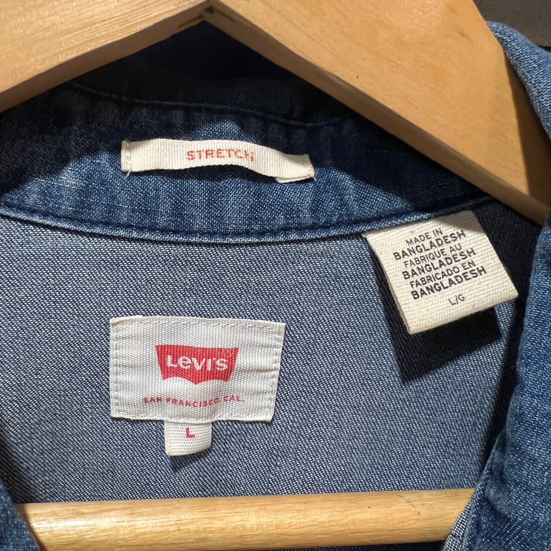 리바이스 데님 웨스턴 셔츠 상품이미지3