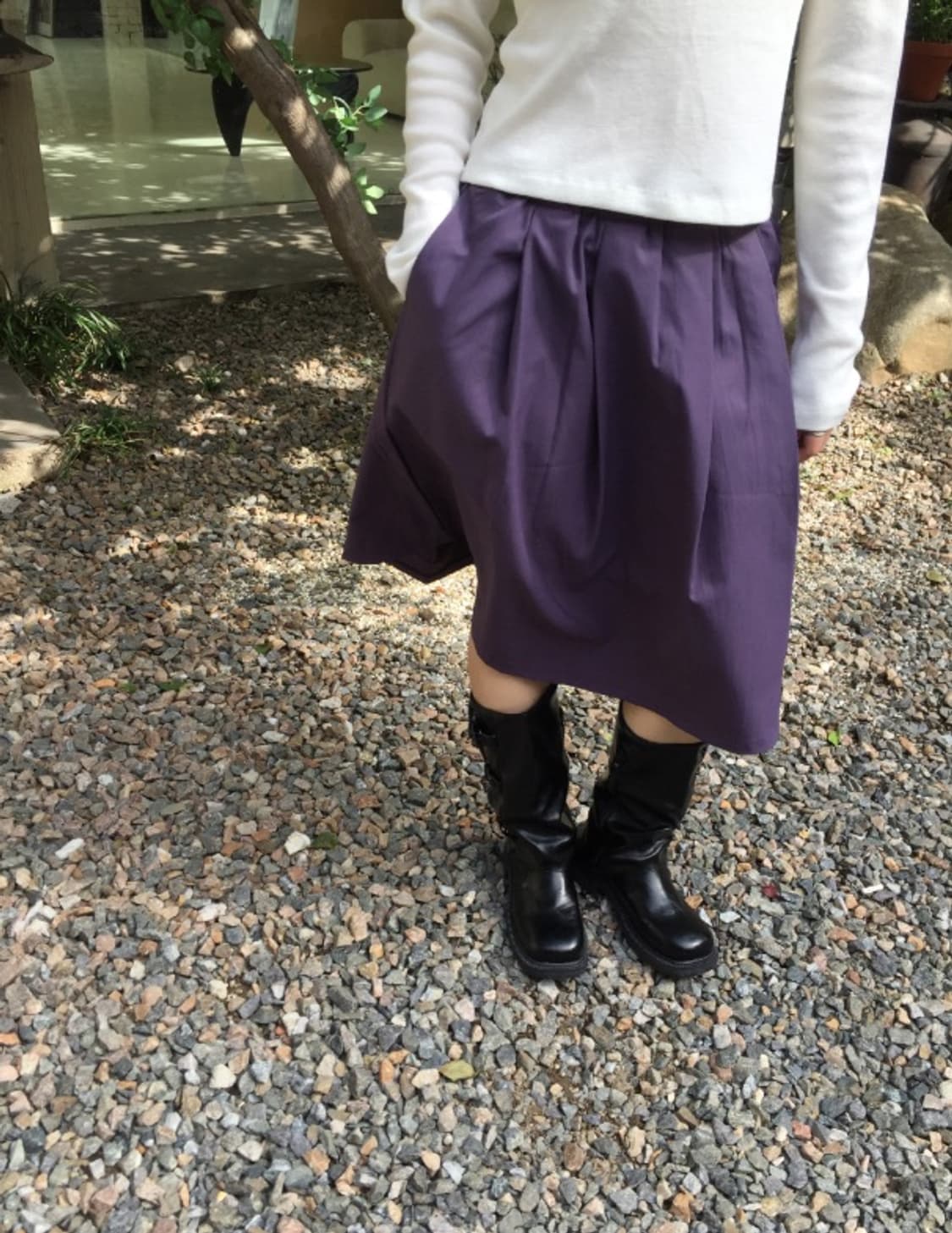 [새상품] 하우유 미디 스커트  상품이미지2