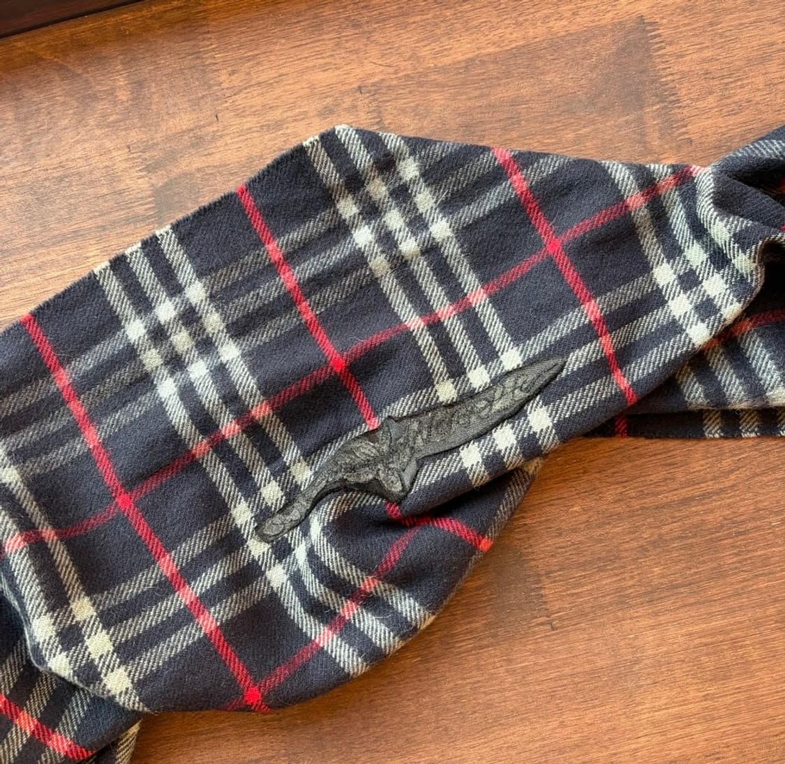 15374 - 버버리 네이비 노바 체크 캐시미어 머플러 (캐시미어 100 상품이미지6