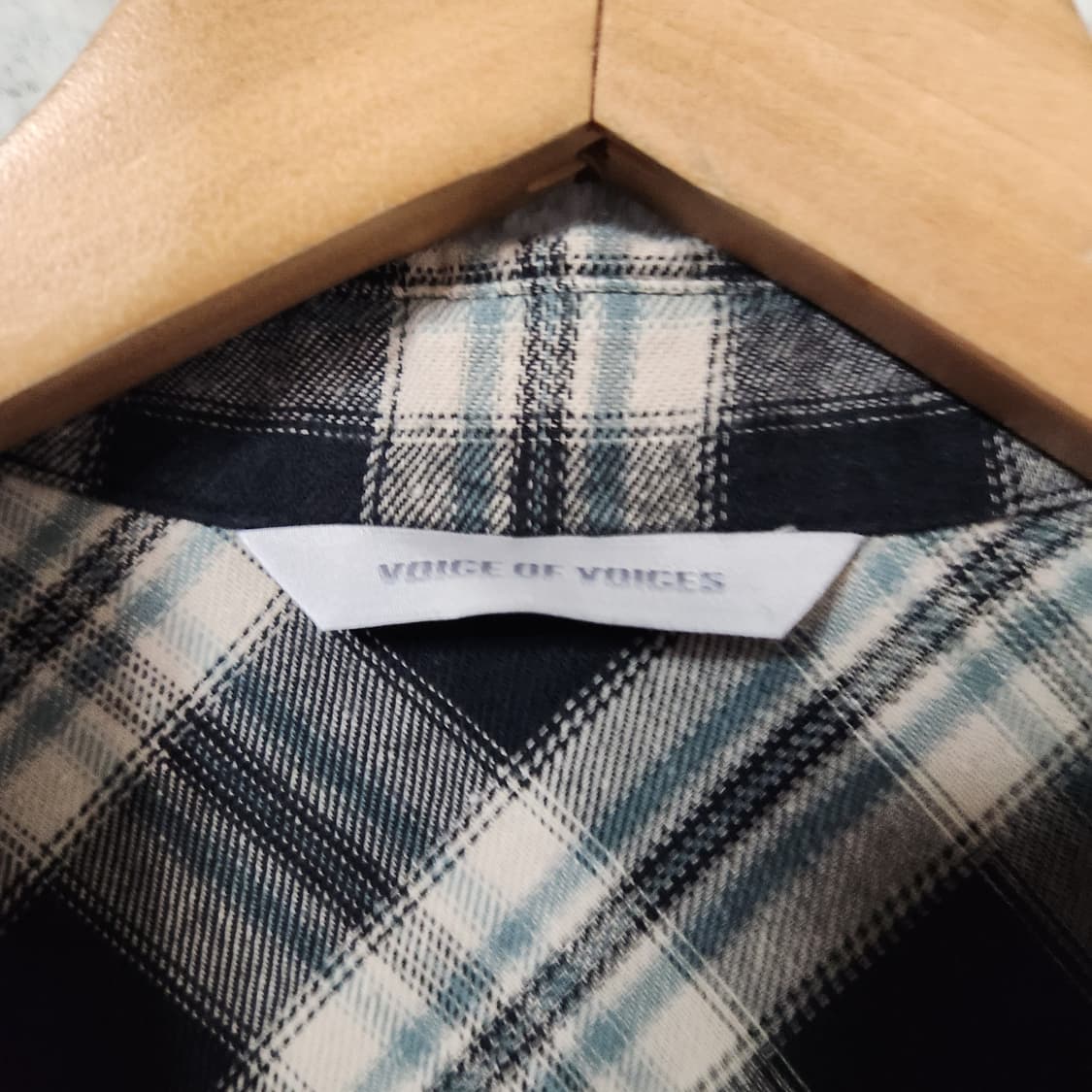 J53 [55] 보브 여성 체크 남방 셔츠
 상품이미지2