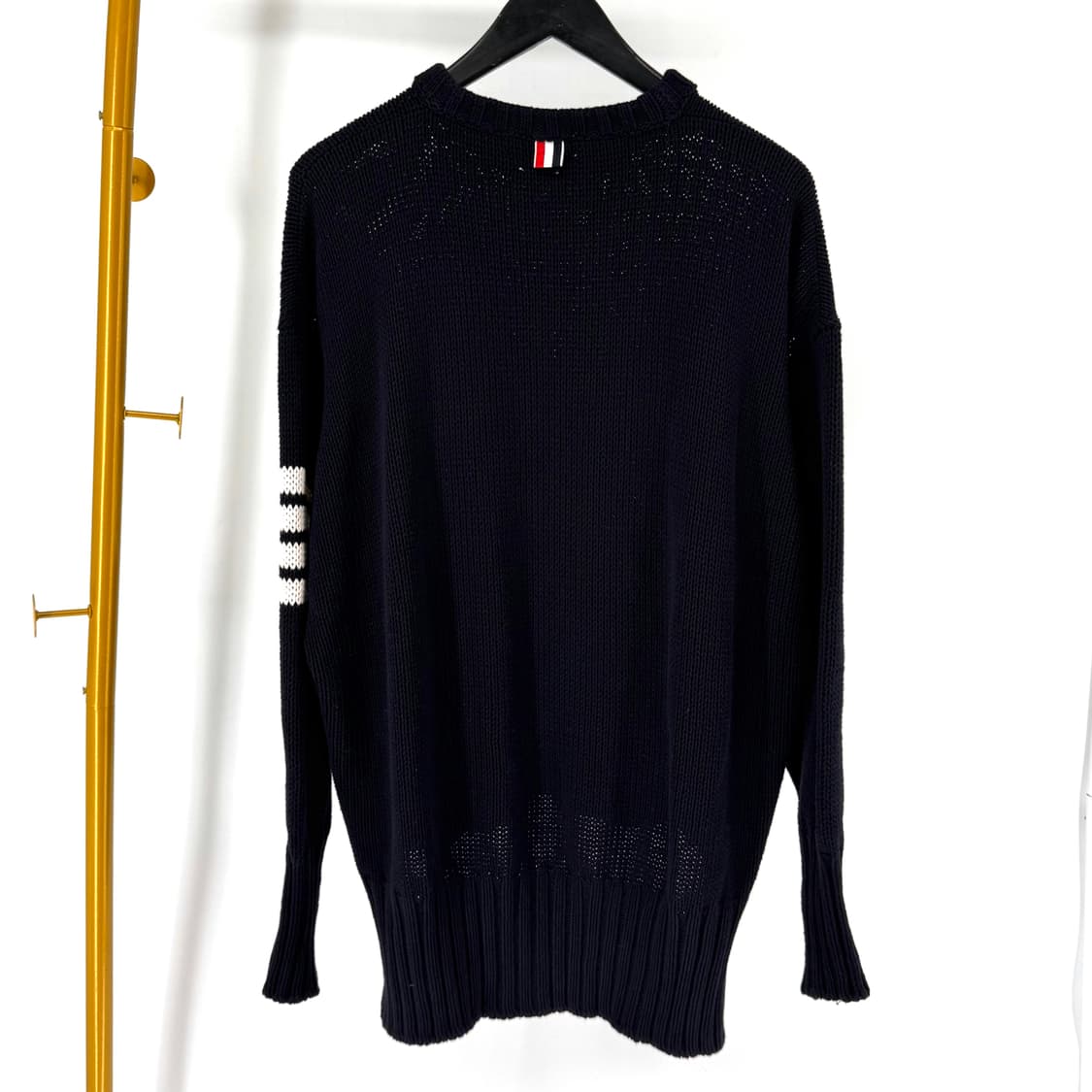 [3사이즈] 톰브라운 앵커 아이콘 오버핏 크루넥 니트 (MKA216A) 상품이미지5