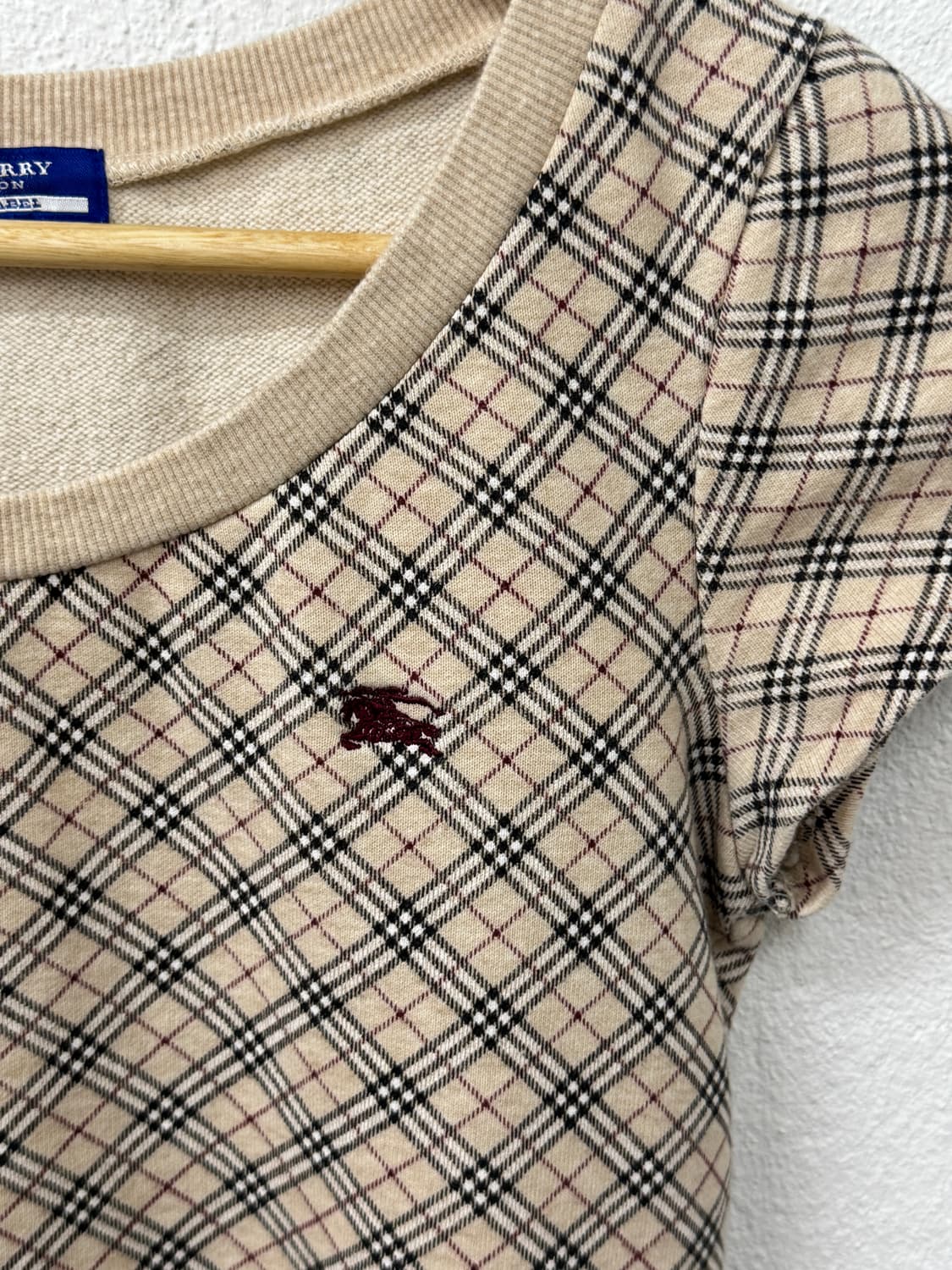 버버리 노바체크 반팔 니트(T62) 상품이미지3