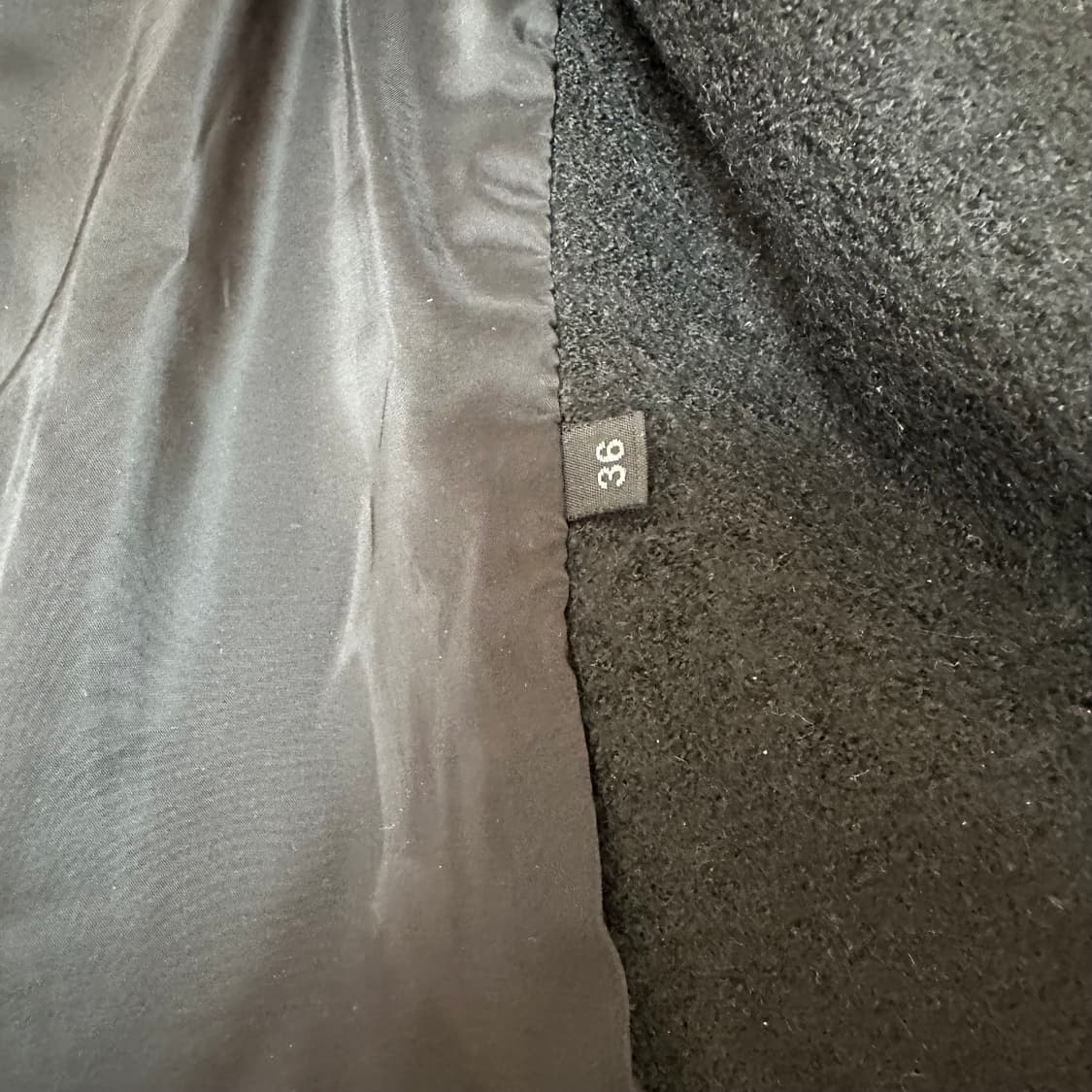 우먼36 닐바렛 양가죽 자켓 차콜 상품이미지5