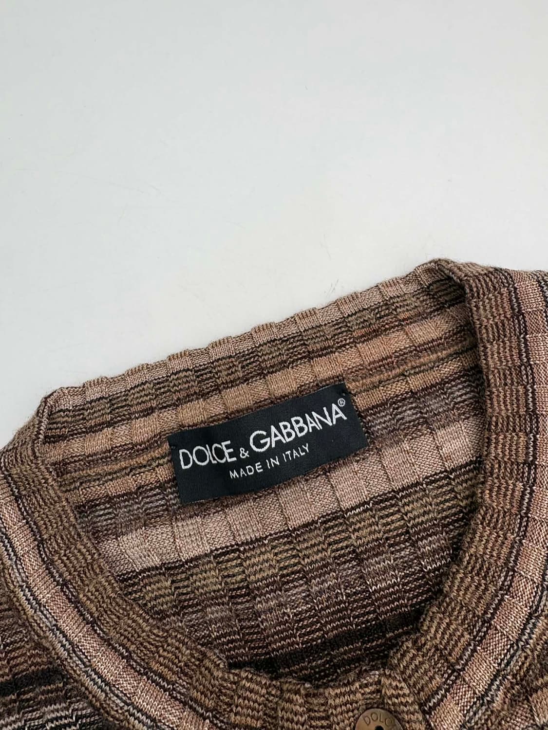 돌체앤가바나 00s 스트라이프 헨리넥 니트 드레스 상품이미지3