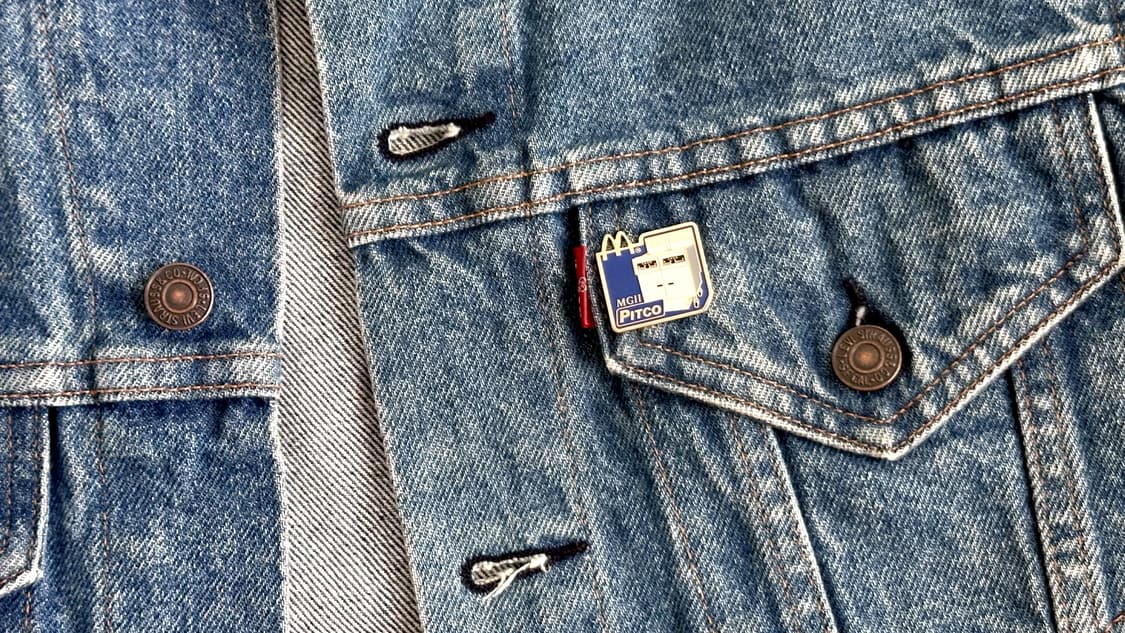 맥도날드 빈티지 크루 핀뱃지 라펠핀 ‘Pitco’ 상품이미지3