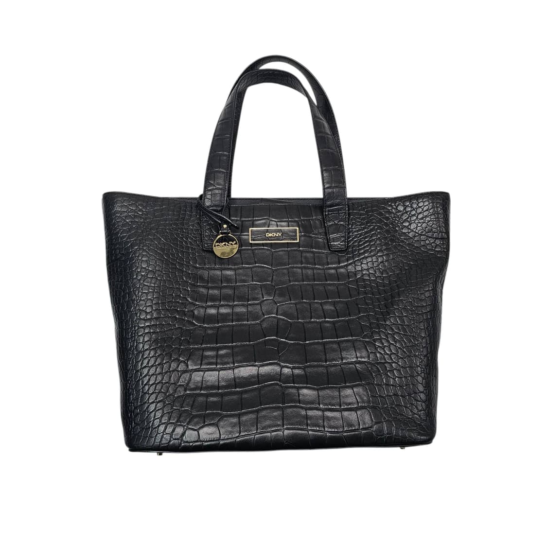 DKNY 블랙 가죽 토트백 상품이미지1