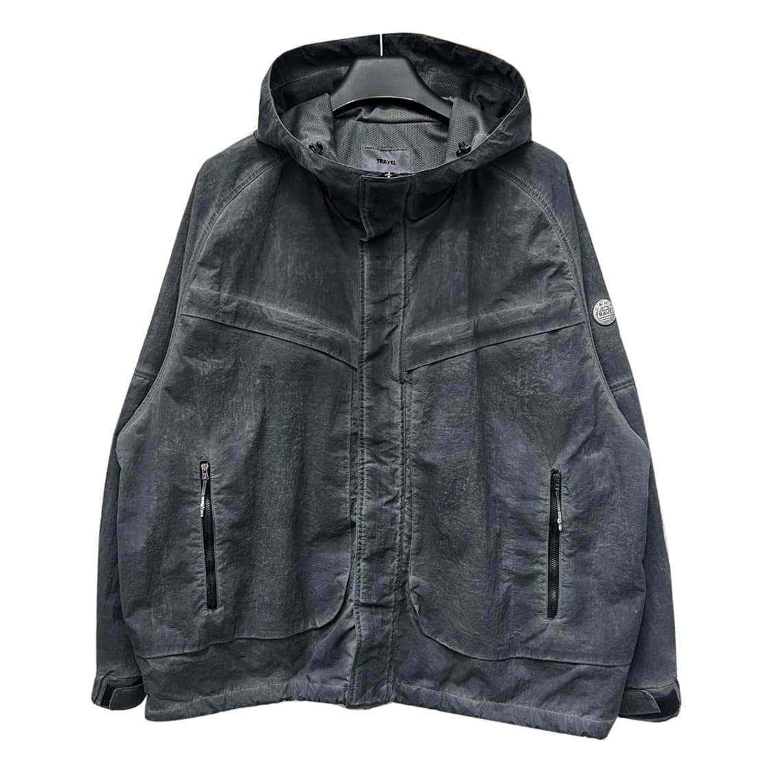 트래블 워시드 피그먼트 바람막이 자켓 L 상품이미지1