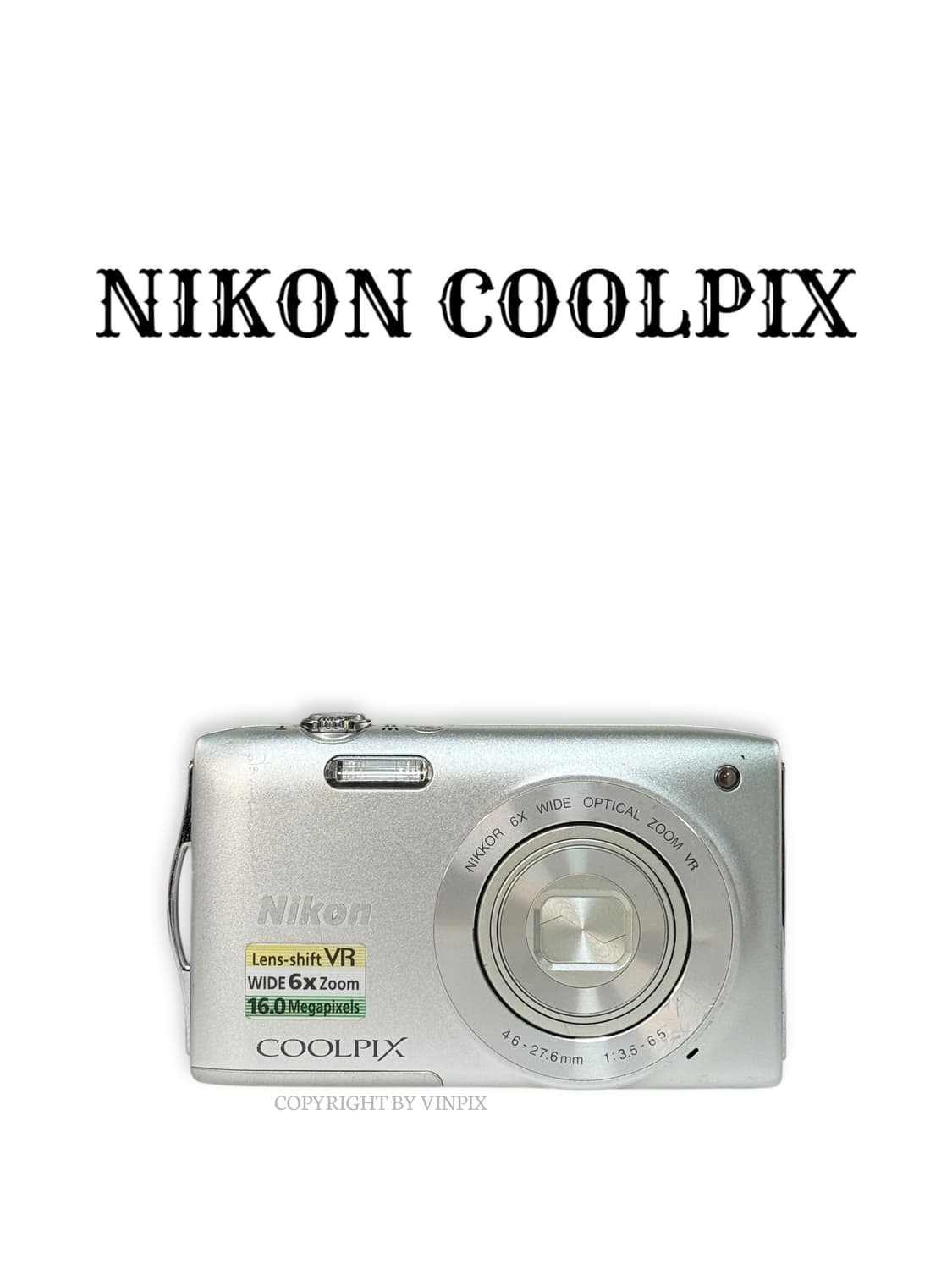 |소프트포커스🩶| 니콘 쿨픽스 s3300 빈티지 디지털 카메라 디카 상품이미지1