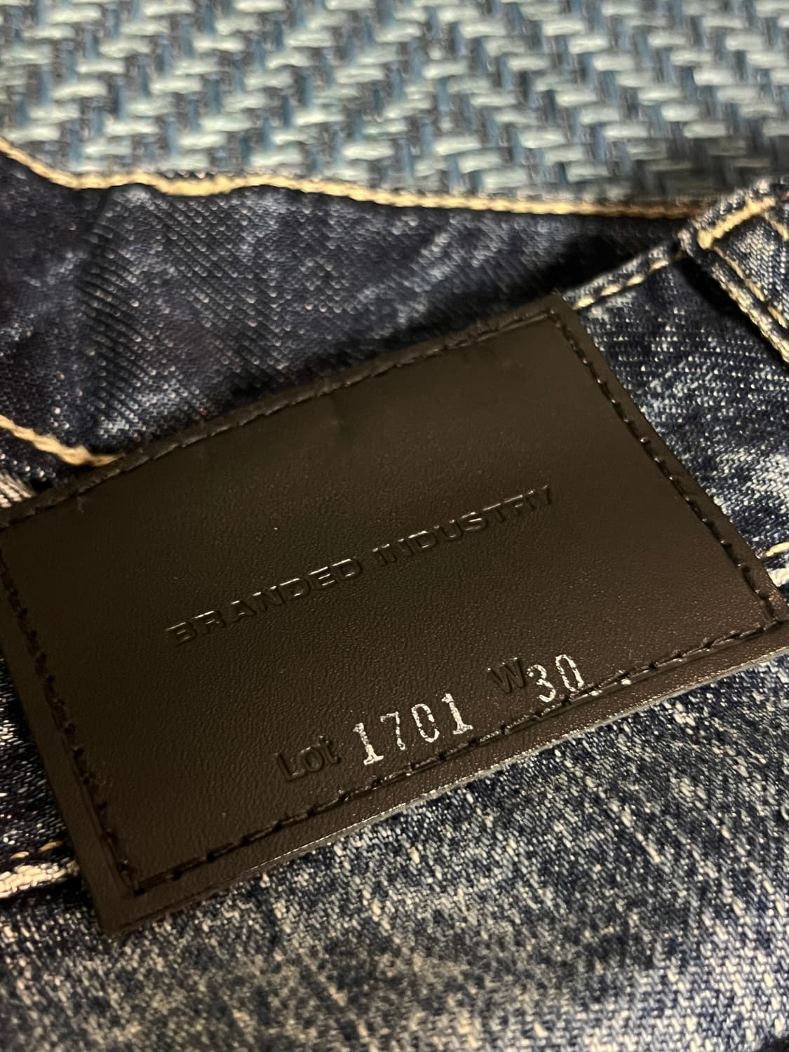 [30] 브랜디드 1701 맥스 와이드 데님 인디고 워리어 상품이미지3