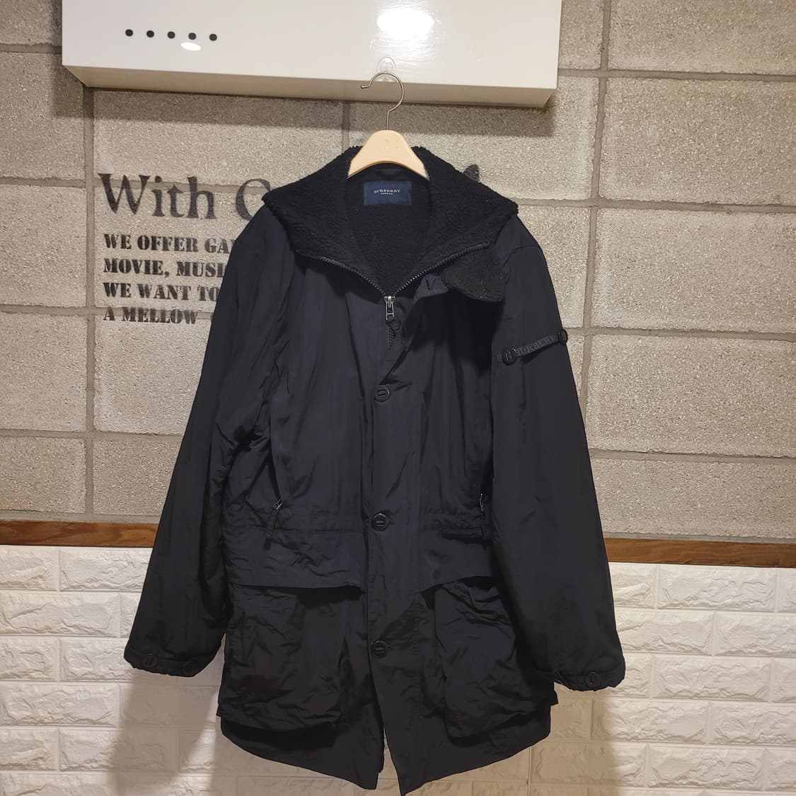 버버리 런던 플리스 파카 L 상품이미지1