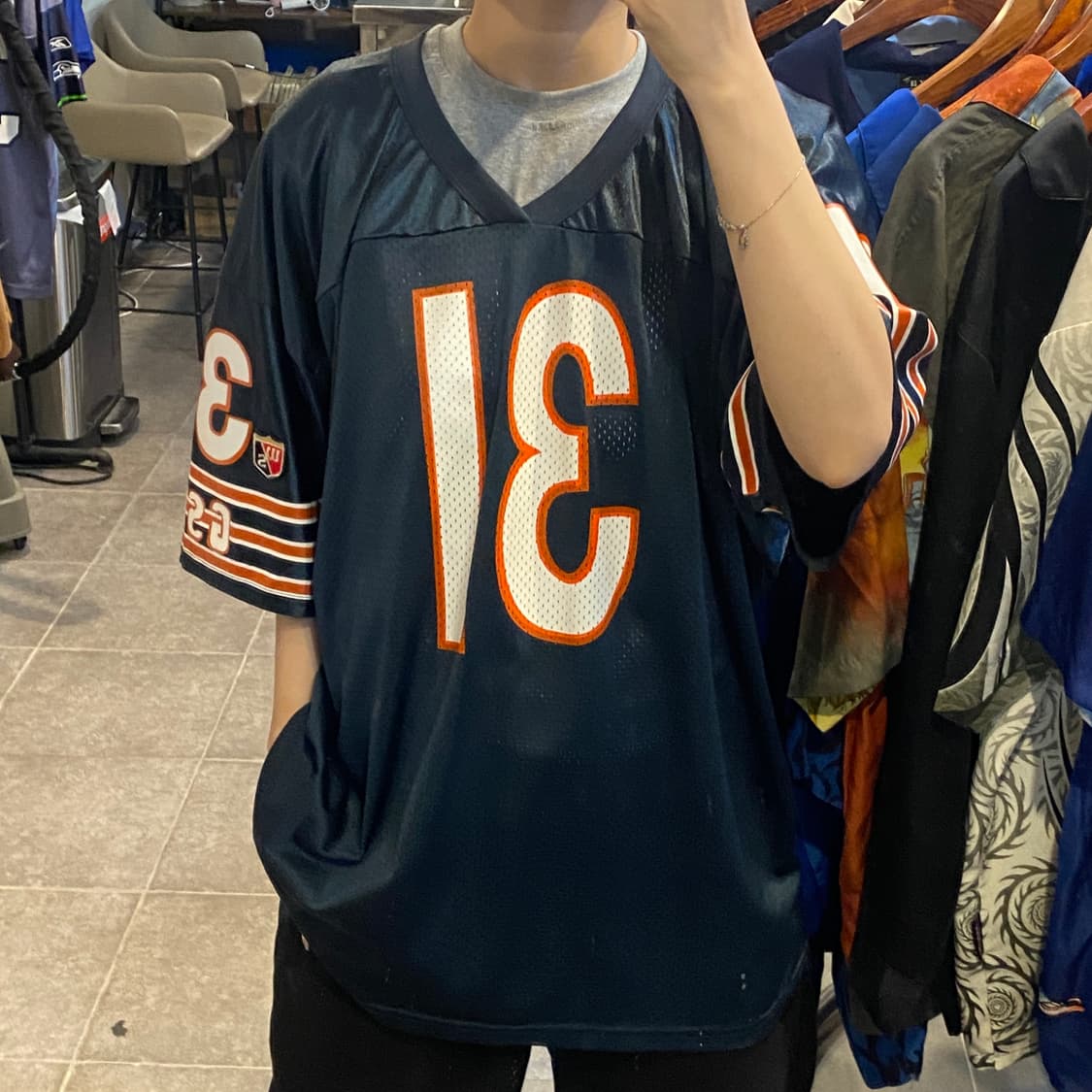 [NO.9] NFL 풋볼 져지 반팔티 네이비 상품이미지2