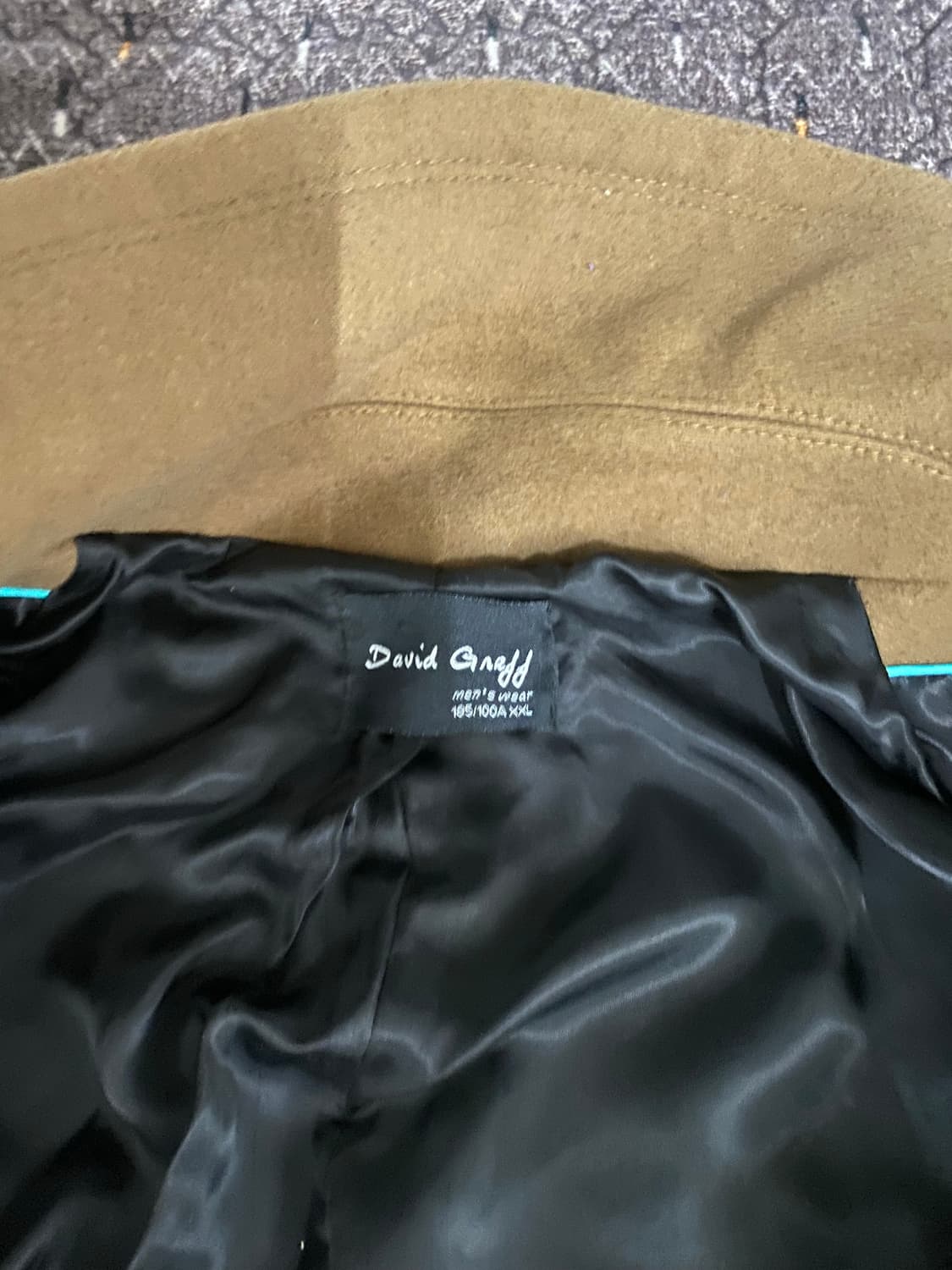 카멜 더블 버튼 코트 상품이미지1