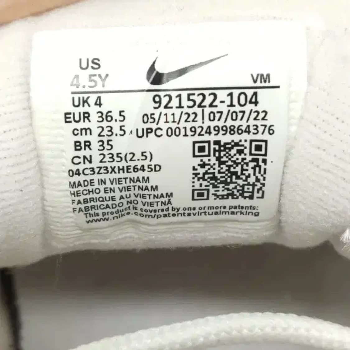 나이키 에어맥스 97 화이트 225 상품이미지6