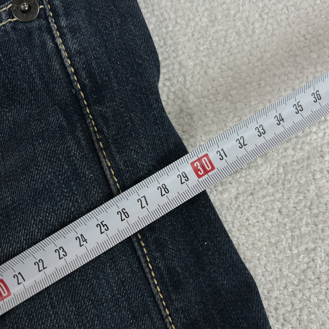 리바이스 523 32 워싱 데님 청바지 상품이미지6