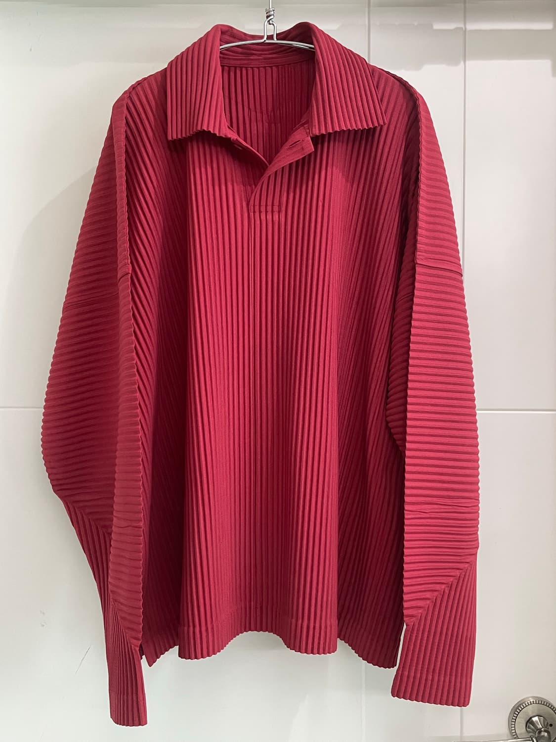 이세이미야케 옴므플리세 긴팔 카라티 상품이미지1