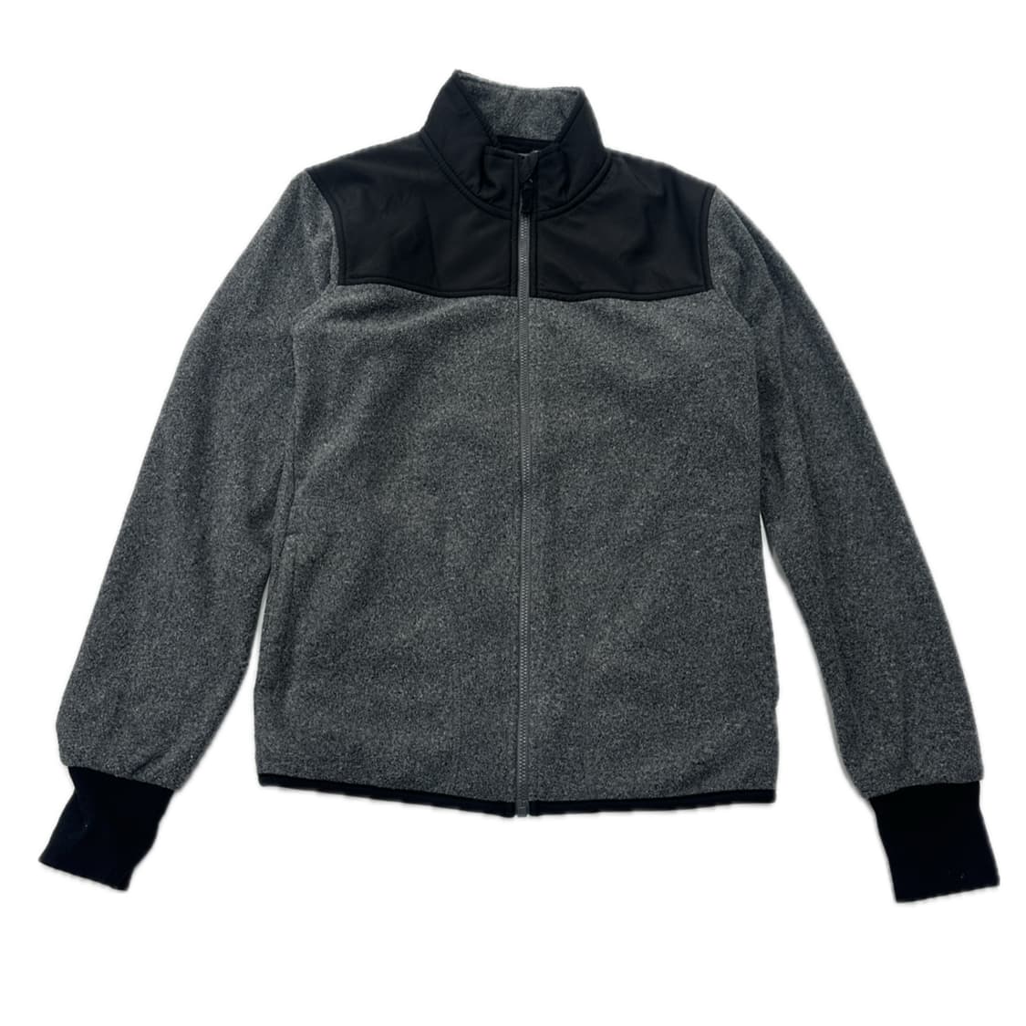 재팬 유니클로 블랙 포인트 플리스 집업 캠핑 캠퍼 지뢰계 핀터 후리스 상품이미지2