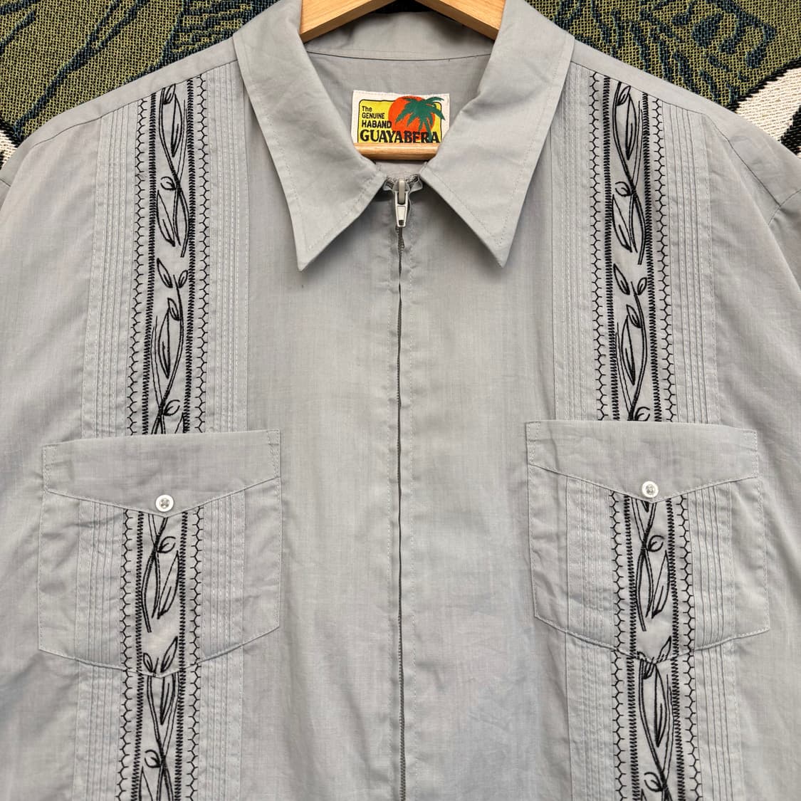 70s 빈티지 구아야베라 셔츠 집업 (2XL)  상품이미지3