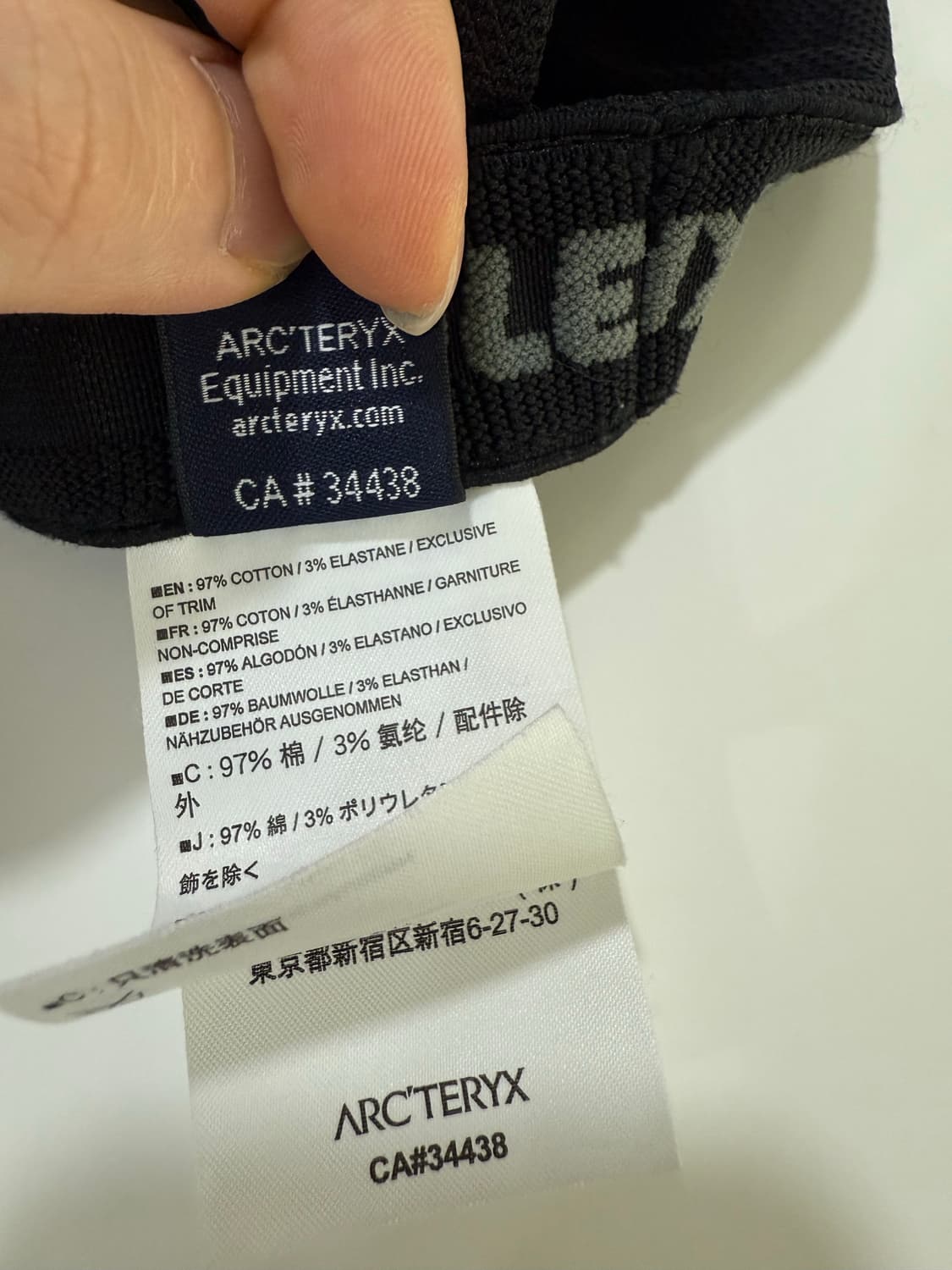 아크테릭스 리프 젠 1 플렉스핏 캡 페이디드 블랙 상품이미지4