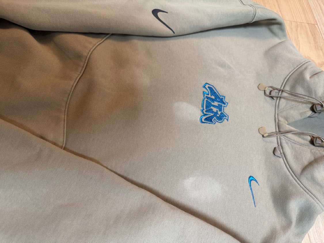 나이키x오프화이트 로고자수 후드티 L(2XL) 상품이미지2