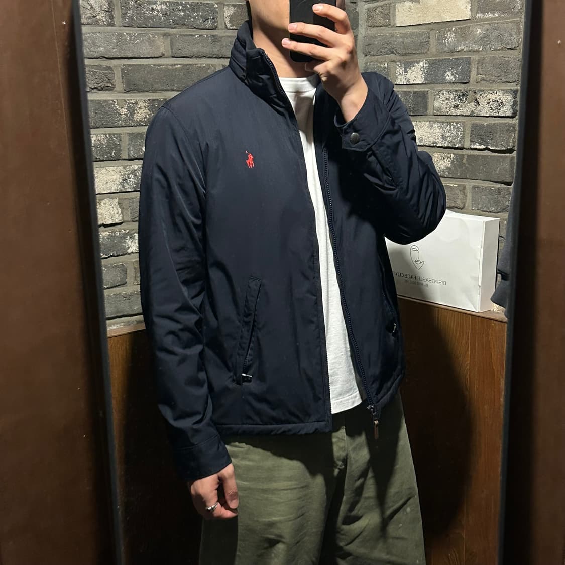 M) 폴로 랄프로렌 네이비 폴리쉘 히든후드 페리 자켓 상품이미지9