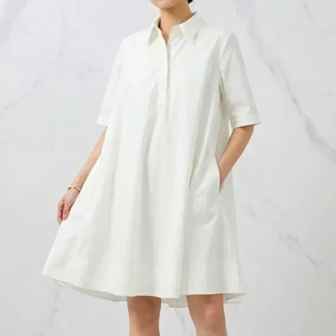 COS 화이트 셔츠 원피스 EUR 34 (55) 상품이미지1