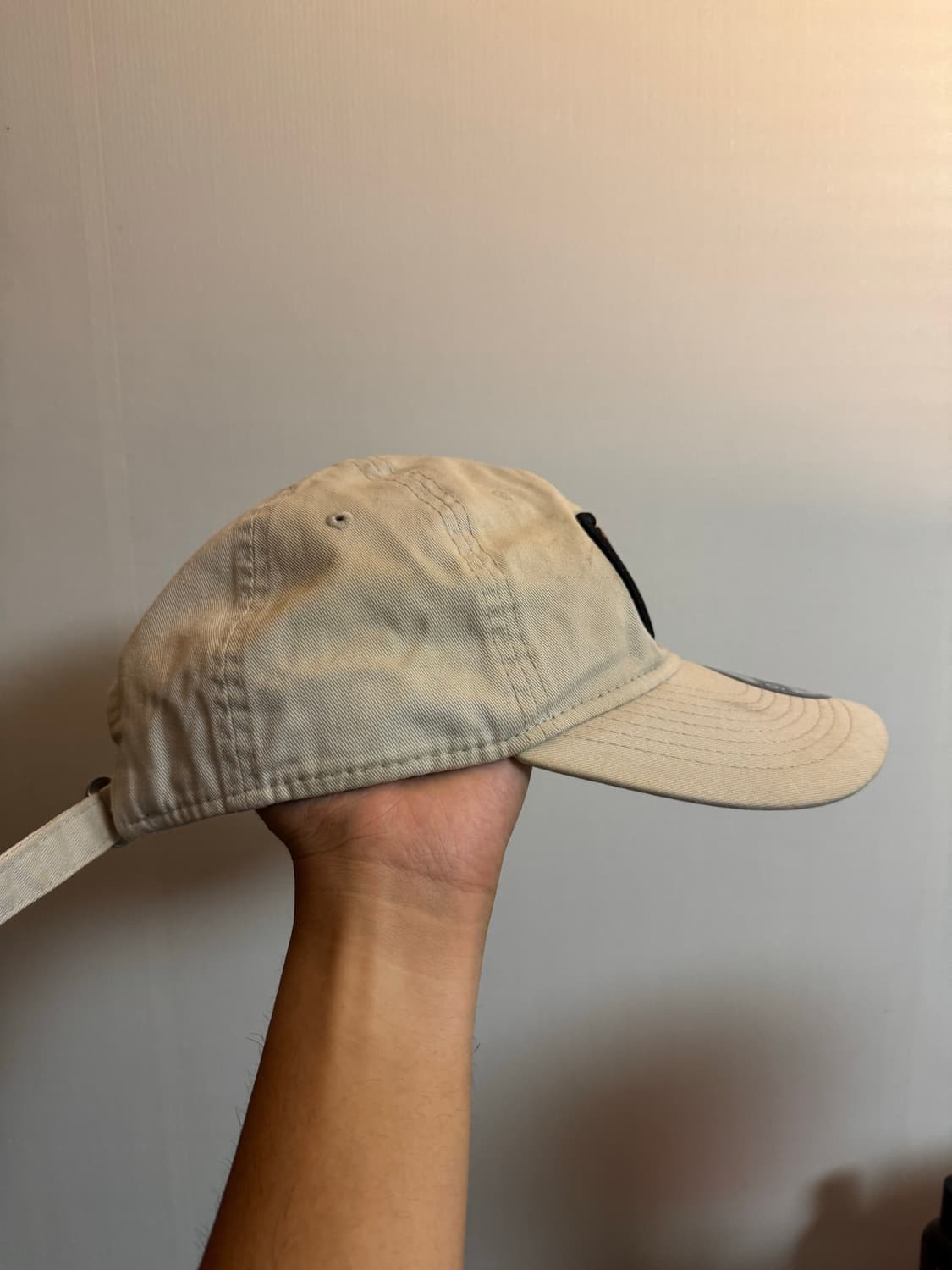 OTTO958 오또 뉴에라 볼캡 모자 아이보리 상품이미지2