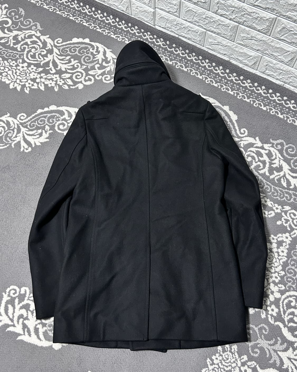 우영미 나폴레옹 하이넥 울 캐시미어 코트 상품이미지7