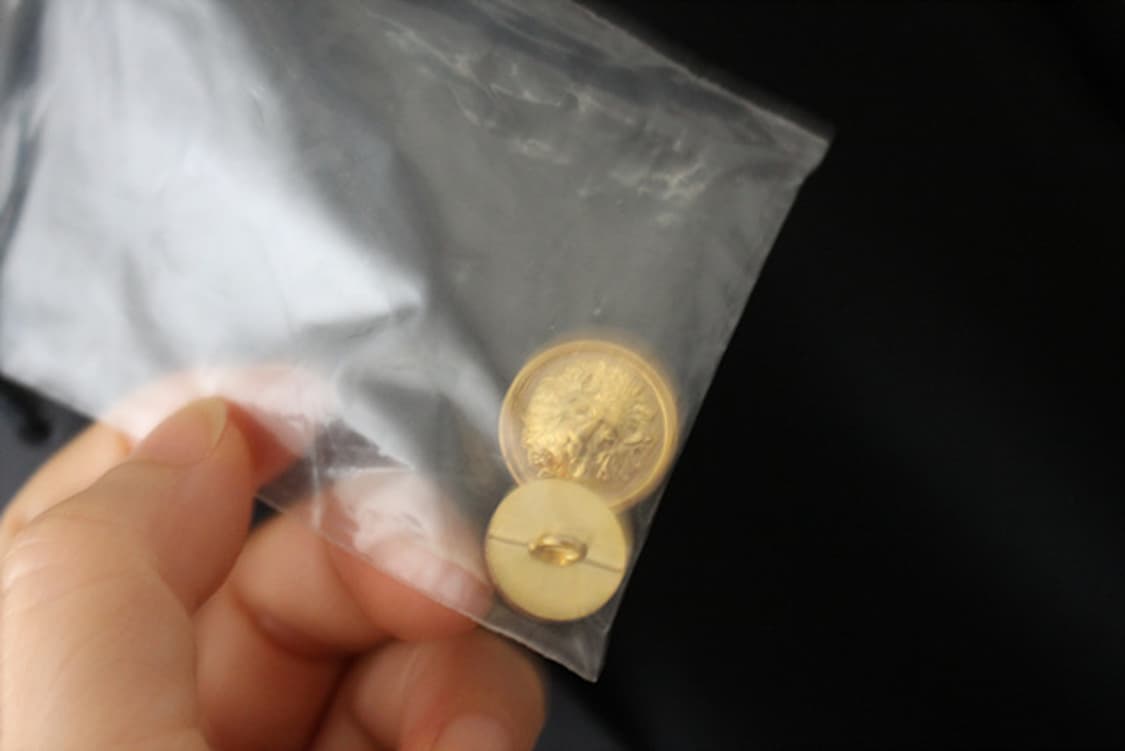 VERSACE 베르사체 정품 금장 메두사 단추 팬츠 바지 새제품 상품이미지5