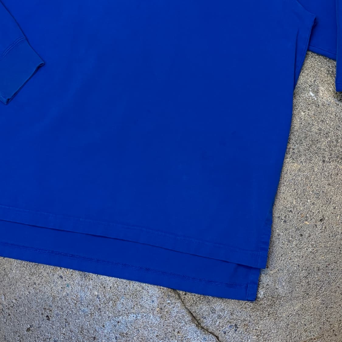 90s 미국 빈티지 폴로랄프로렌 코발트블루 럭비티 카라티  상품이미지6