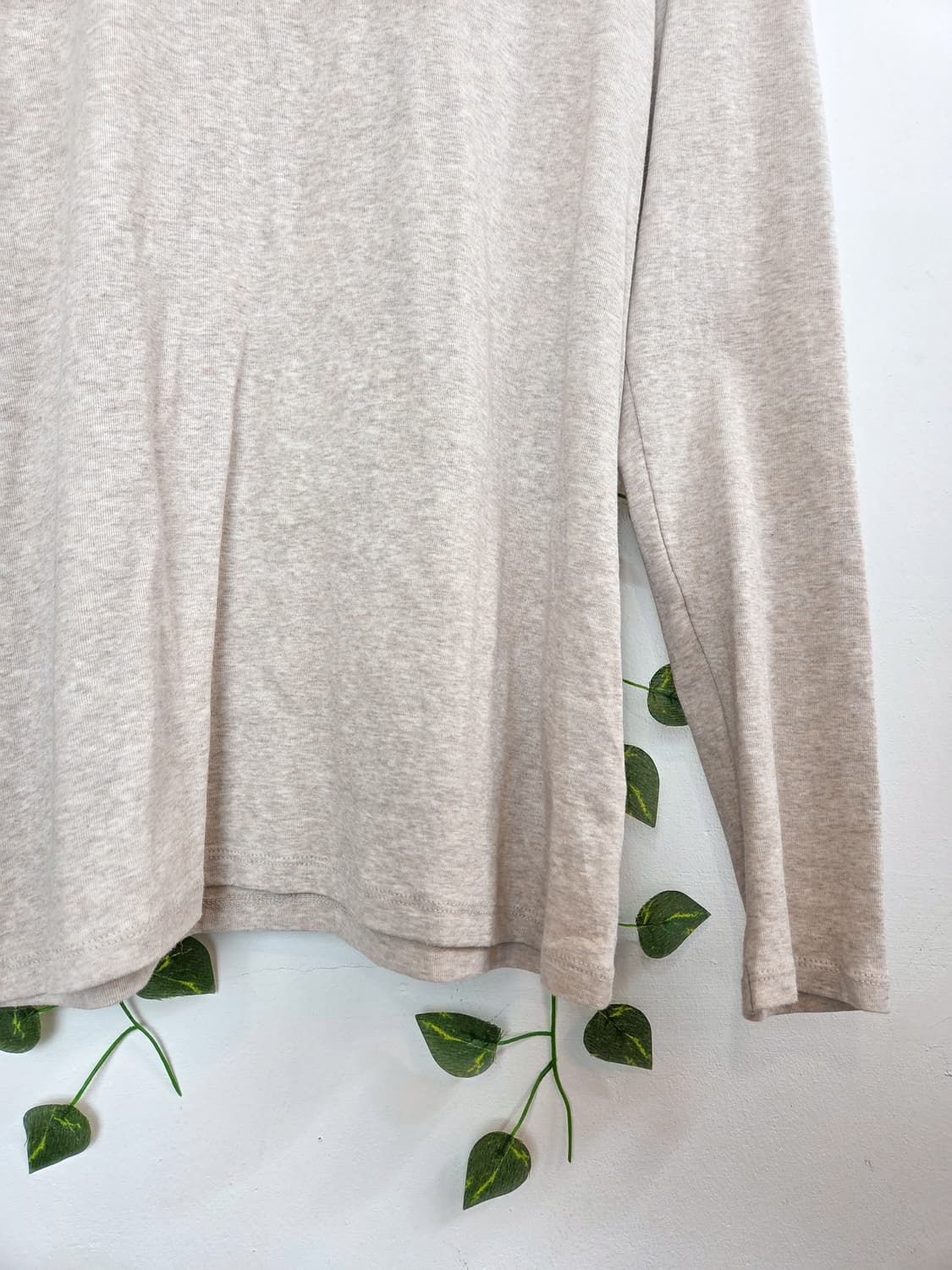 오트밀 목폴라 슬리브 상품이미지3