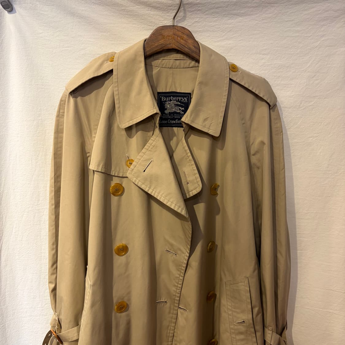 버버리 정품 더블 트렌치코트 바바리 자켓 상품이미지2