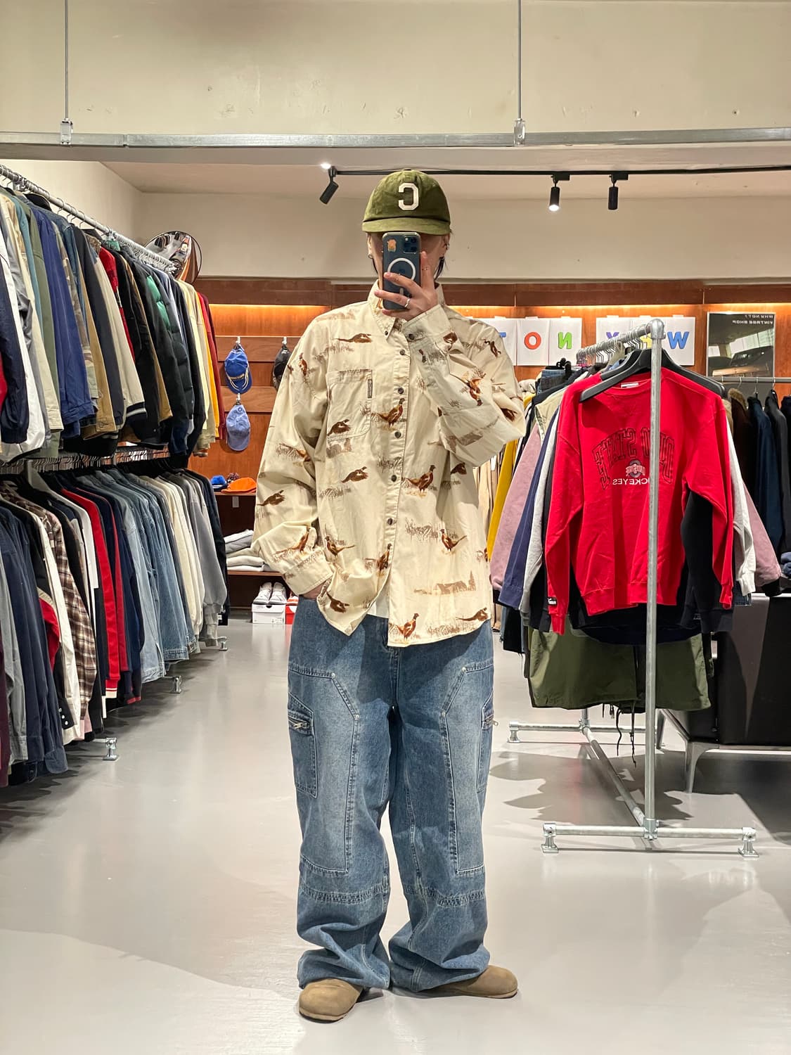 컬럼비아 패턴 셔츠   상품이미지4