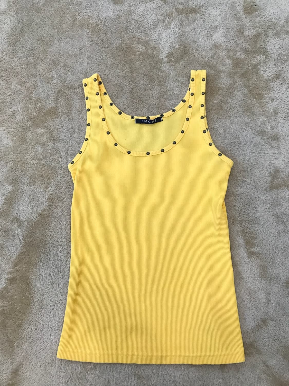 INGNI 옐로우 스터드 나시  상품이미지3