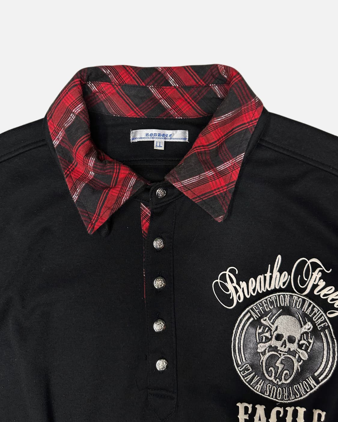 RODDOLE punk skull layered pk t 상품이미지4