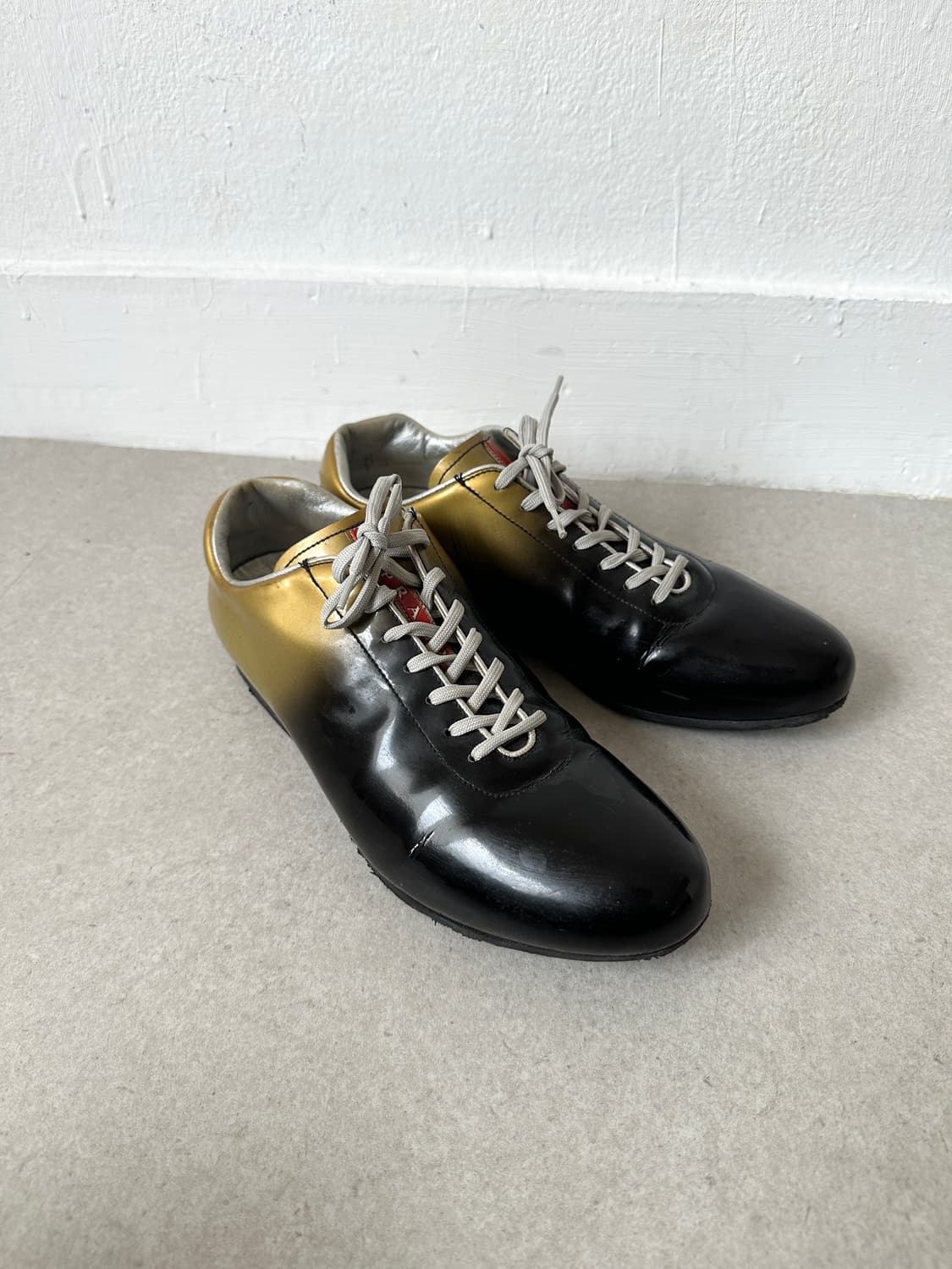 프라다 스포츠 07AW 옴브레 페이던트 레더 스니커즈 상품이미지4