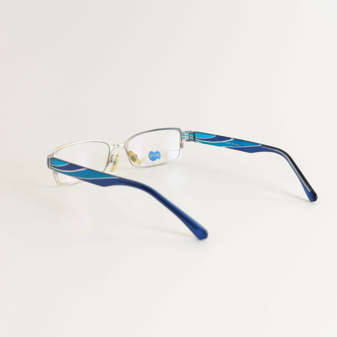 올드올즈 데드스탁 빈티지 블루 오션 스퀘어 메탈 안경 상품이미지4
