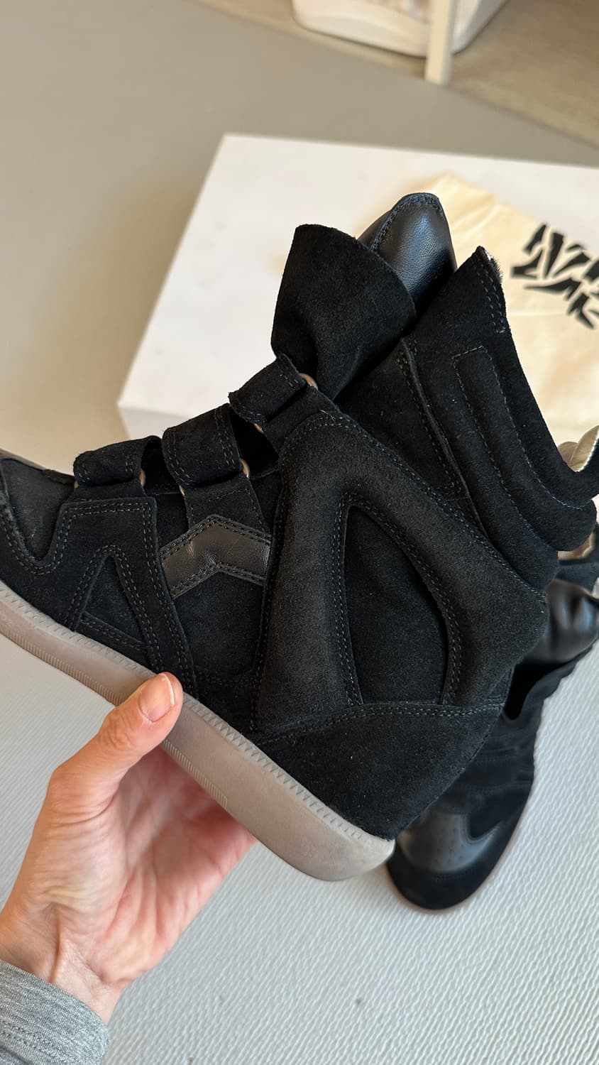 이자벨마랑 농구화 바스켓 블랙 37 상품이미지2