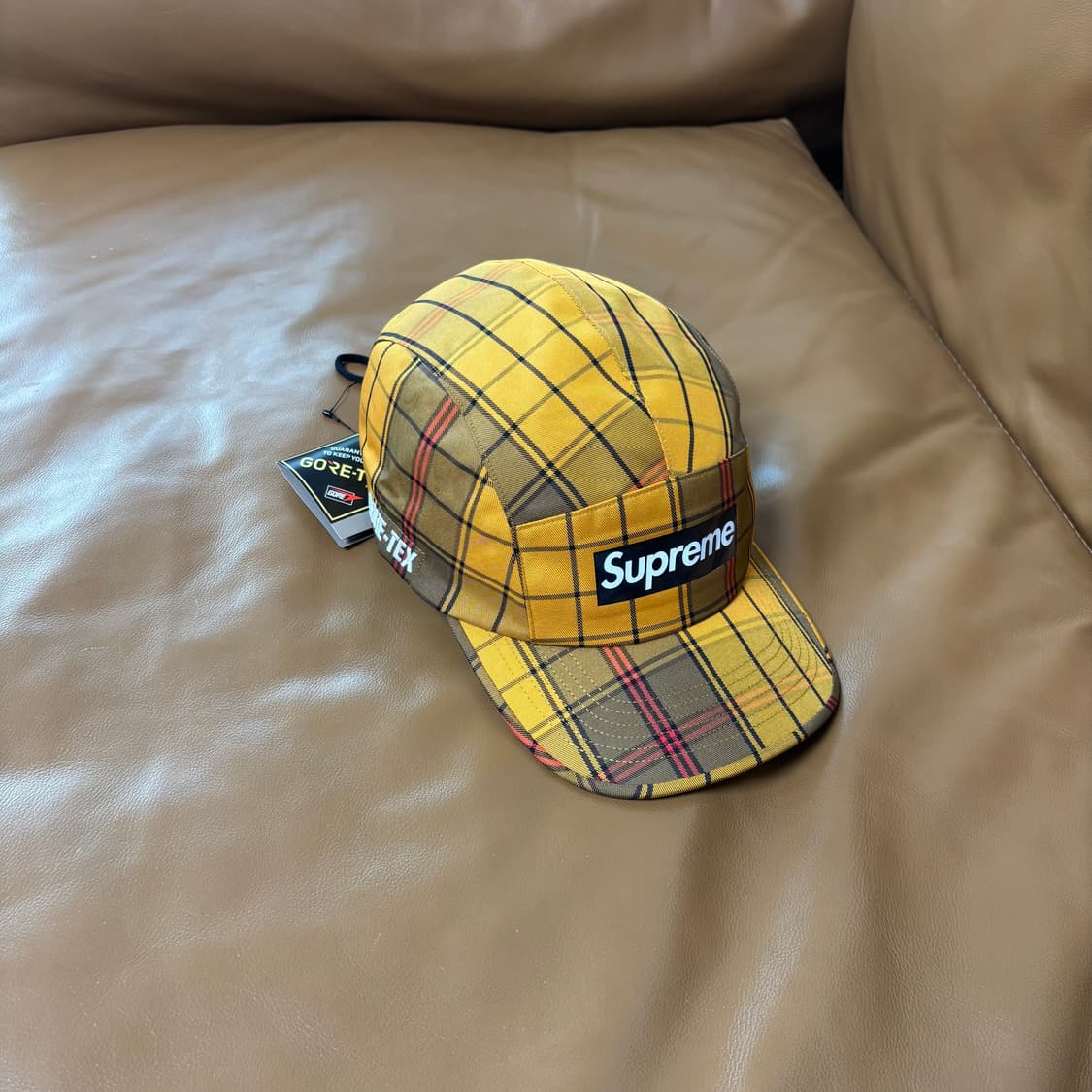 슈프림 캠프캡 모자 박스로고 고어텍스 체크 상품이미지2
