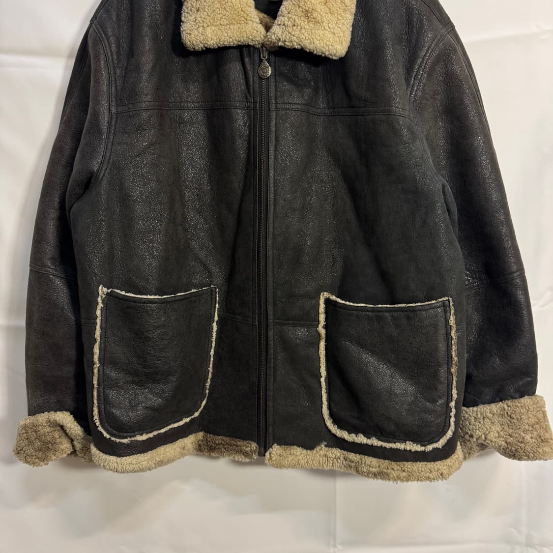 Mvio 양가죽 무스탕 자켓 상품이미지3