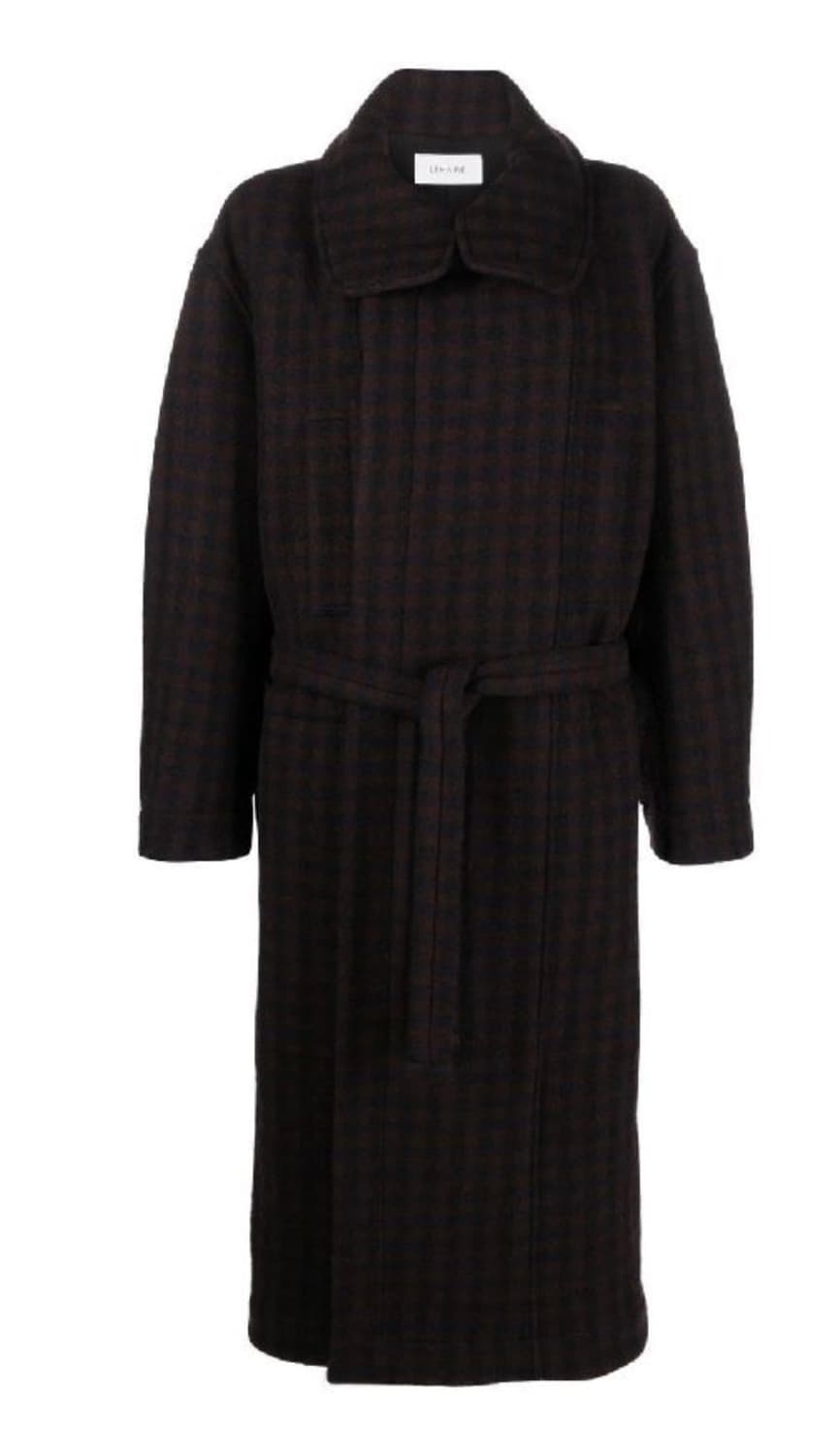 Lemaire 22FW Wool Check Bathrobe Coat 상품이미지1