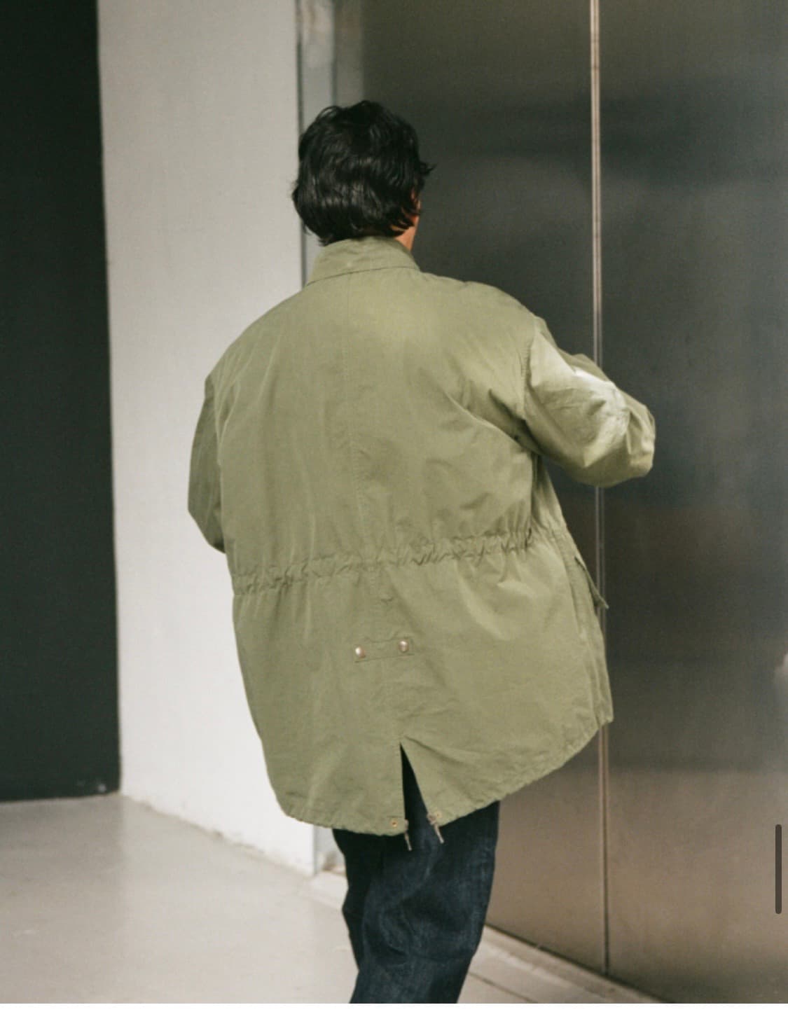 [아워셀브스]Washed C/P Mods Parka(숏)_올리브(1) 상품이미지5