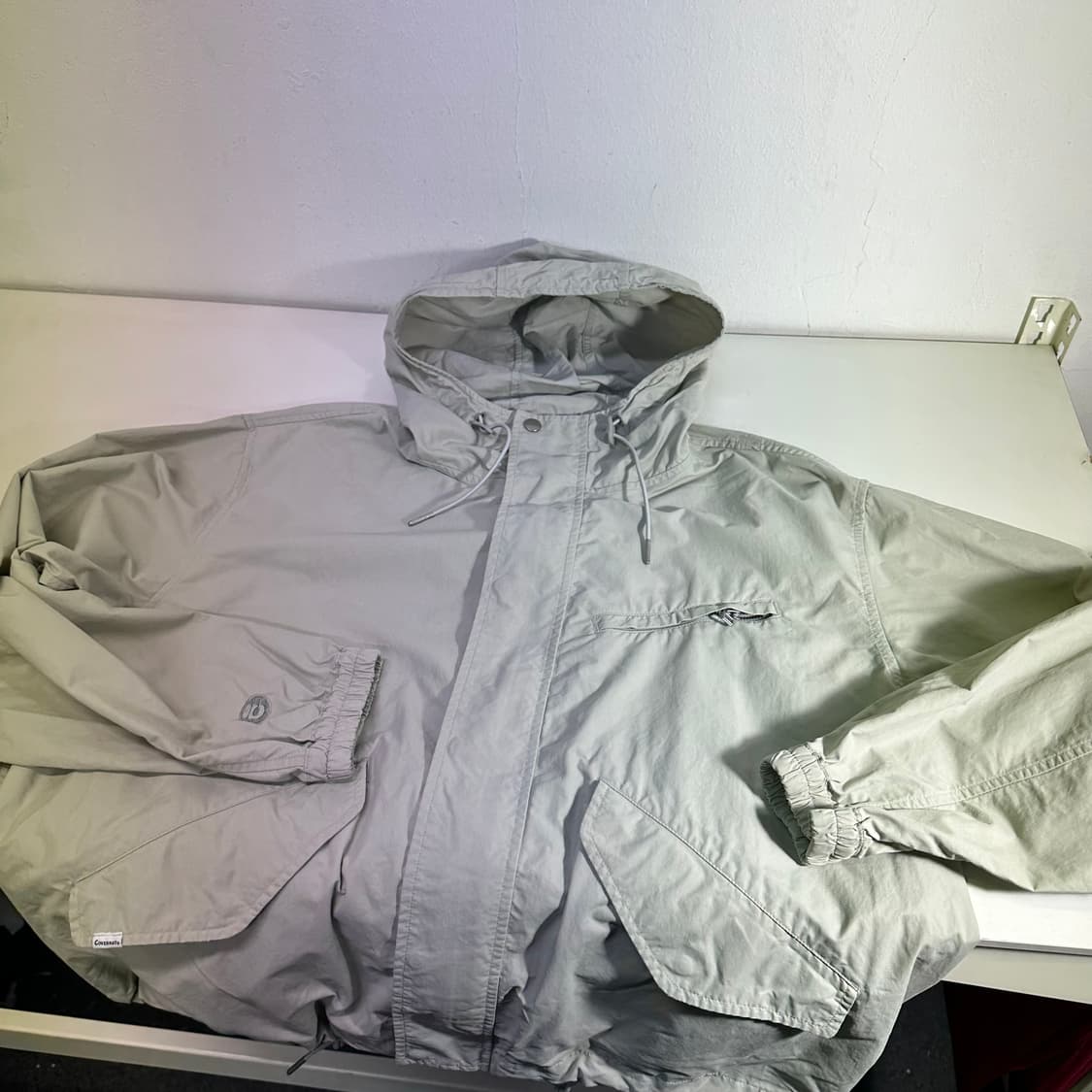 L-XL 커버낫 아이보리 바람막이 자켓 상품이미지1