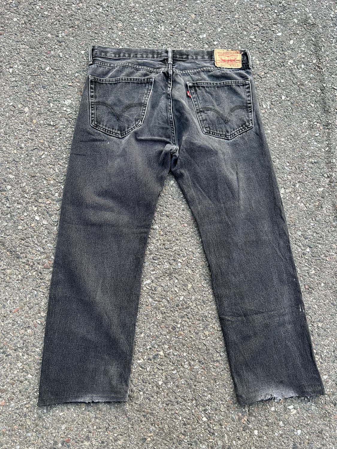 00‘s 리바이스505 블랙진 36in 상품이미지4