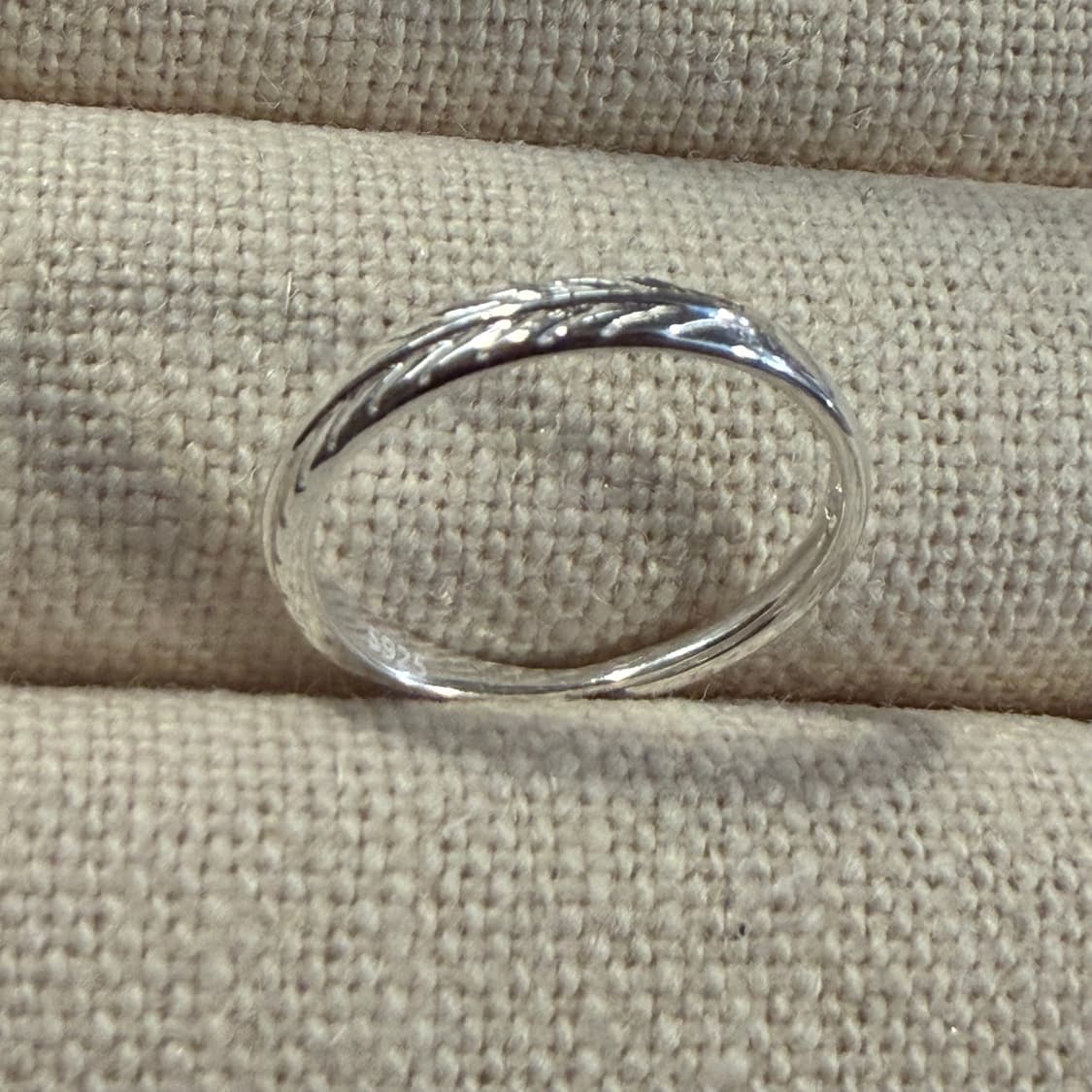 새상품 여성 오픈링 빗살 반지 은반지 실버링 상품이미지2